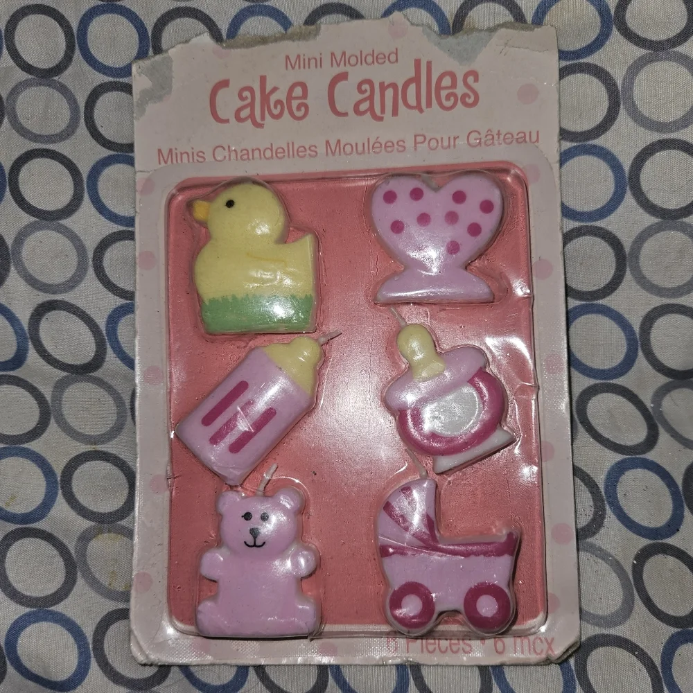 NWT mini molded little princess candles